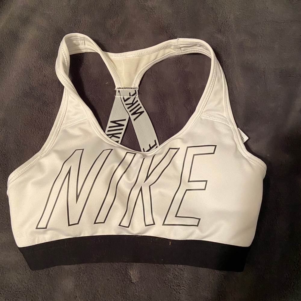 XS Nike white Sports bra